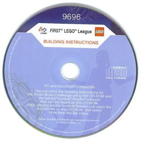 Education Instruction CD-ROM for 9696 (FIRST LEGO League (FLL) 2010 - Body Forward)