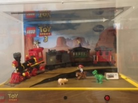Display Assembled Set, Toy Story Engine 7597 in Plastic Case