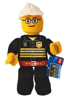 City Fireman Minifigure Plush
