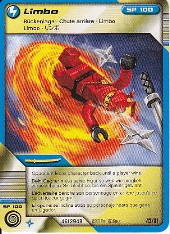 NINJAGO Masters of Spinjitzu Deck #1 Game Card 43 - Limbo - International Version
