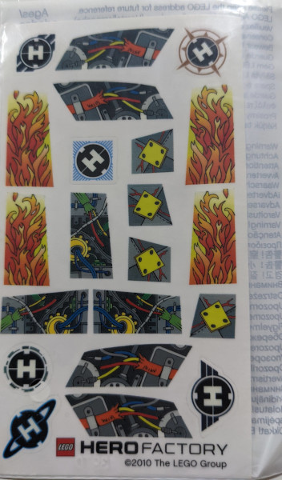 Sticker Sheet, Hero Factory - Sheet of 21