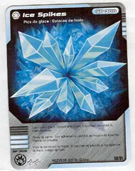 NINJAGO Masters of Spinjitzu Deck #1 Game Card 58 - Ice Spikes - North American Version