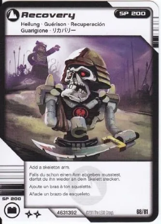 NINJAGO Masters of Spinjitzu Deck #1 Game Card 68 - Recovery - International Version
