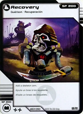 NINJAGO Masters of Spinjitzu Deck #1 Game Card 68 - Recovery - North American Version