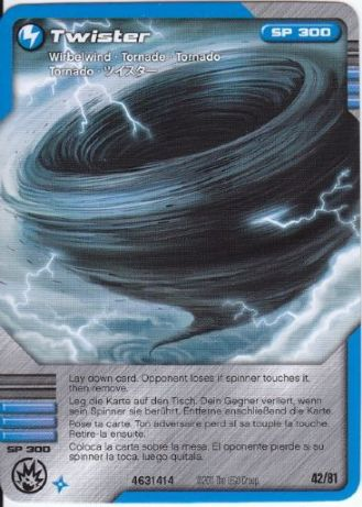 NINJAGO Masters of Spinjitzu Deck #1 Game Card 42 - Twister - International Version