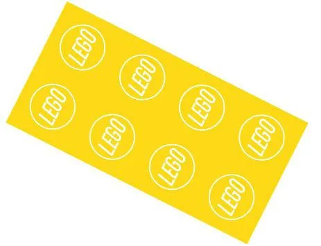 Towel, LEGO Logo 2 x 4 Studs, 60 x 120 cm