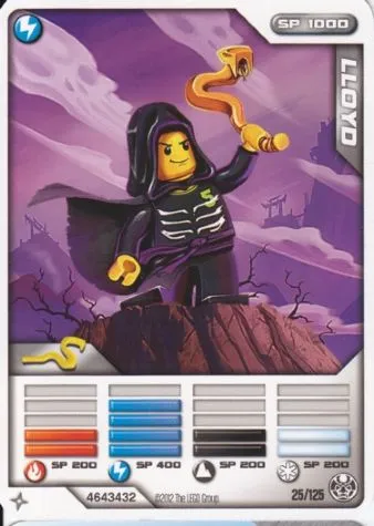 NINJAGO Masters of Spinjitzu Deck #2 Game Card 25 - Lloyd - International Version