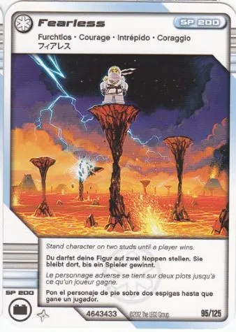 NINJAGO Masters of Spinjitzu Deck #2 Game Card 95 - Fearless - International Version