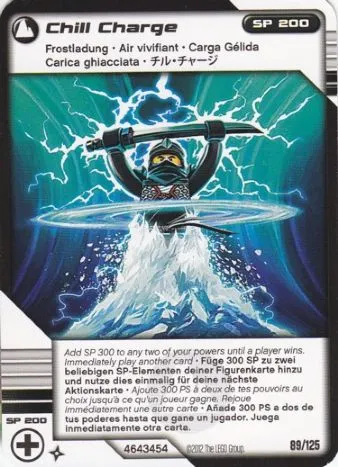NINJAGO Masters of Spinjitzu Deck #2 Game Card 89 - Chill Charge - International Version