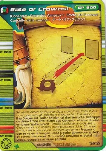 NINJAGO Masters of Spinjitzu Deck #2 Game Card 124 - Gate of Crowns! - International Version