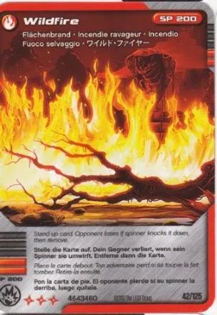 NINJAGO Masters of Spinjitzu Deck #2 Game Card 42 - Wildfire - International Version