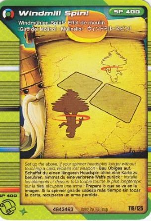 NINJAGO Masters of Spinjitzu Deck #2 Game Card 119 - Windmill Spin! - International Version