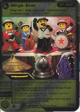 NINJAGO Masters of Spinjitzu Deck #2 Game Card 71 - Ninja Star - International Version