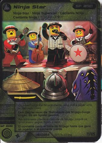 NINJAGO Masters of Spinjitzu Deck #2 Game Card 71 - Ninja Star - International Version