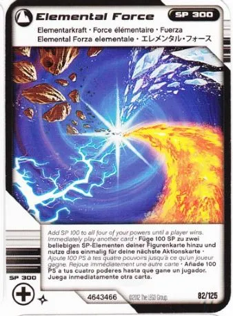 NINJAGO Masters of Spinjitzu Deck #2 Game Card 82 - Elemental Force - International Version