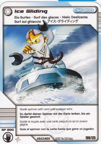 NINJAGO Masters of Spinjitzu Deck #2 Game Card 109 - Ice Gliding - International Version