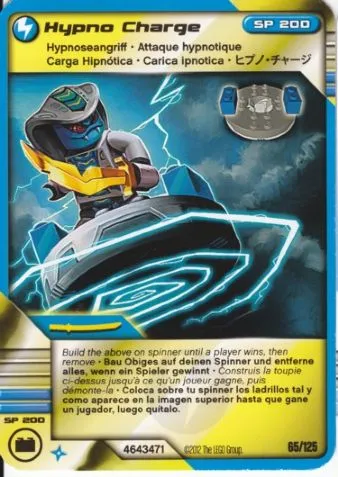 NINJAGO Masters of Spinjitzu Deck #2 Game Card 65 - Hypno Charge - International Version