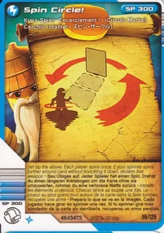 NINJAGO Masters of Spinjitzu Deck #2 Game Card 55 - Spin Circle! - International Version
