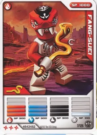 NINJAGO Masters of Spinjitzu Deck #2 Game Card 7 - Fang-Suei - International Version