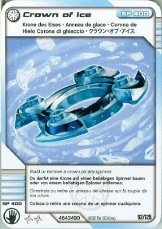 NINJAGO Masters of Spinjitzu Deck #2 Game Card 92 - Crown of Ice - International Version