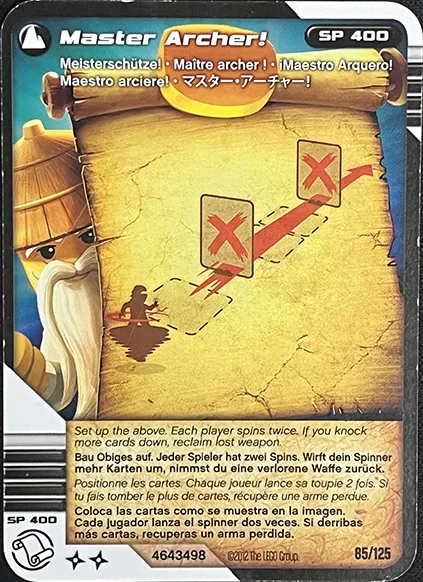 NINJAGO Masters of Spinjitzu Deck #2 Game Card 85 - Master Archer! - International Version