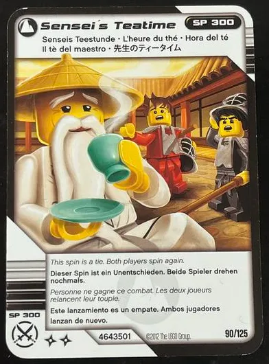 NINJAGO Masters of Spinjitzu Deck #2 Game Card 90 - Sensei's Teatime - International Version