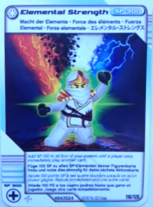 NINJAGO Masters of Spinjitzu Deck #2 Game Card 110 - Elemental Strength - International Version