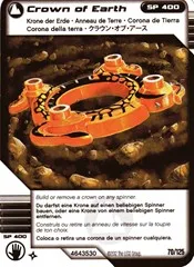 NINJAGO Masters of Spinjitzu Deck #2 Game Card 70 - Crown of Earth - International Version