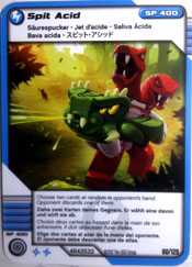 NINJAGO Masters of Spinjitzu Deck #2 Game Card 60 - Spit Acid - International Version