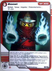 NINJAGO Masters of Spinjitzu Deck #2 Game Card 38 - Boost - International Version