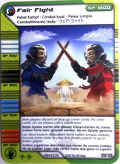 NINJAGO Masters of Spinjitzu Deck #2 Game Card 125 - Fair Fight - International Version