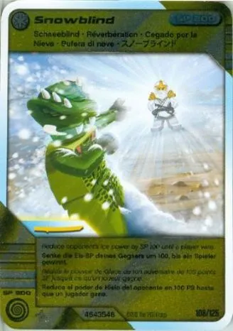 NINJAGO Masters of Spinjitzu Deck #2 Game Card 108 - Snowblind - International Version
