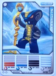 NINJAGO Masters of Spinjitzu Deck #2 Game Card 24 - Slithraa - International Version
