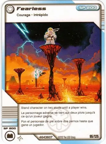NINJAGO Masters of Spinjitzu Deck #2 Game Card 95 - Fearless - North American Version
