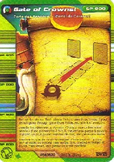 NINJAGO Masters of Spinjitzu Deck #2 Game Card 124 - Gate of Crowns! - North American Version