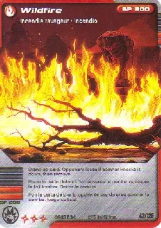 NINJAGO Masters of Spinjitzu Deck #2 Game Card 42 - Wildfire - North American Version