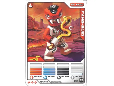 NINJAGO Masters of Spinjitzu Deck #2 Game Card 7 - Fang-Suei - North American Version