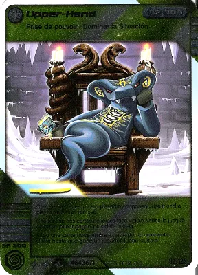 NINJAGO Masters of Spinjitzu Deck #2 Game Card 98 - Upper-Hand - North American Version