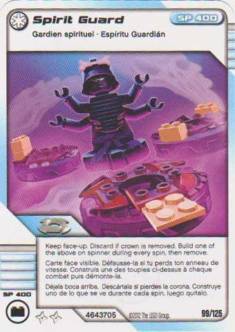 NINJAGO Masters of Spinjitzu Deck #2 Game Card 99 - Spirit Guard - North American Version