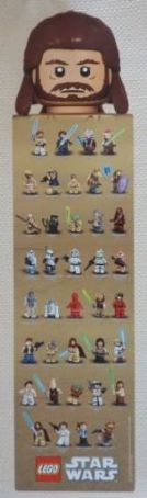 Display Flag Plastic, Star Wars Qui-Gon Jinn and Minifigures