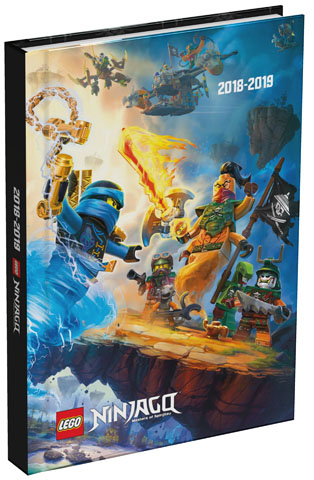 School Agenda / Planner, NINJAGO Lightning Battle, 2018-2019