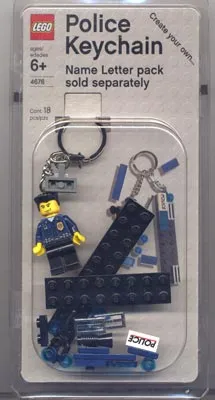 Police Create Your Own Key Chain