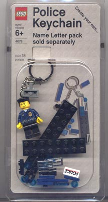 Police Create Your Own Key Chain