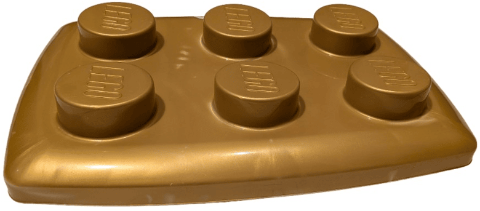 Storage Tub Rounded Creator Style Top with Six Studs