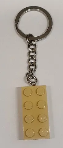 2 x 4 Brick - Tan Key Chain