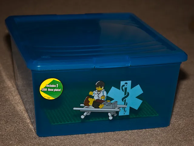 Storage Box Modular Medium Blue Hospital