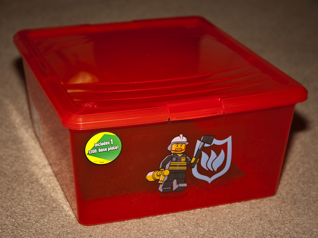 Storage Box Modular Medium Red Fire