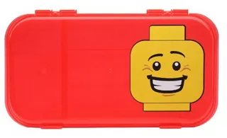 Minifigures Storage Case with Grinning Minifigure Head Pattern