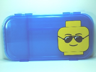 Minifigures Storage Case with Sunglasses Minifigure Head Pattern