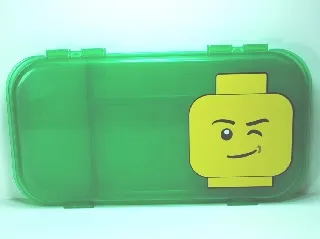 Minifigures Storage Case with Winking Minifigure Head Pattern